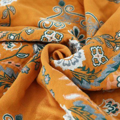 Y-F Natural Bohemian Cotton Flower Style Tassel Sofa Couch Cover Slipcover Blanket Sofa Beds Throw