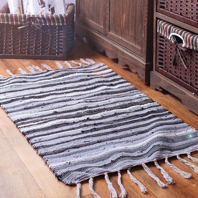 Y-Z Nordic Cotton Linen Christmas Modern Rectangle Hotel Home Decor Bedroom Floor Mat Living Room Carpets and Rugs