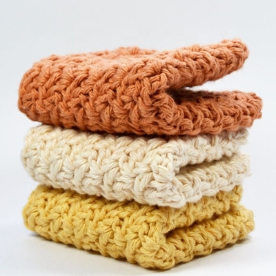 Y-F Dishcloths Kitchen Towels Crochet Cotton Dish Cloths Eco Wash Cloths