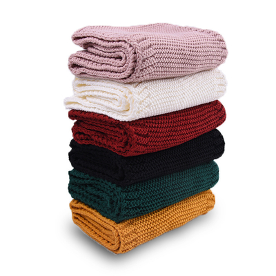 Y-Z Fashion Kids Children's Infinity Long Scarf Soft Girls and Boys Thick Winter Scarfs Cable Knitted Scarves