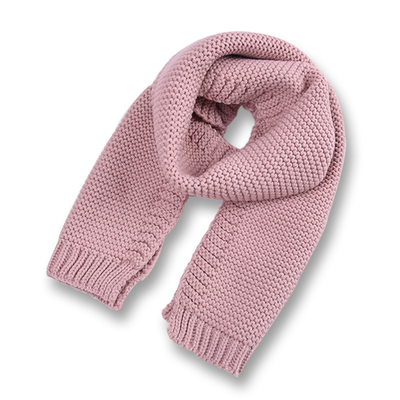 Y-Z Fashion Kids Children's Infinity Long Scarf Soft Girls and Boys Thick Winter Scarfs Cable Knitted Scarves