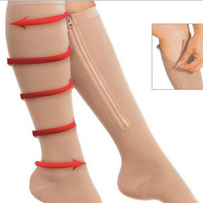 Y-Z Women's Custom Office Nylon Stockings High Trample Feet Silk Woven Technics Ladies' Daily Use with Logo on Cuff