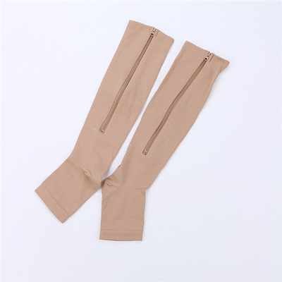 Y-Z Women's Custom Office Nylon Stockings High Trample Feet Silk Woven Technics Ladies' Daily Use with Logo on Cuff