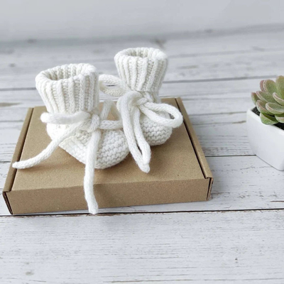 Y-Z Knitted Breathable Fluffy Ruffle Comfortable Newborn Toddler Kids Baby Pastel Socks Shoes Booties