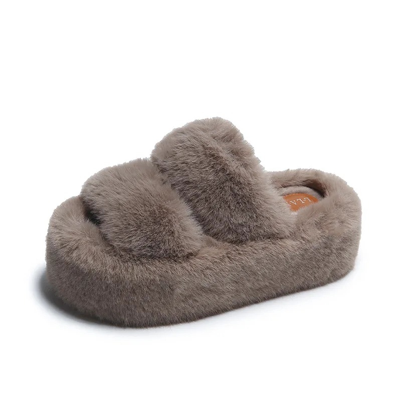 Y-Z New Soft Fashion Home Decor Non-Slip Supper Soft Fluffy Womens Indoor House slippers
